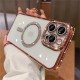Luxury Magsafe Strass and Glitter Case Xiaomi Redmi 15C 4G Ροζ Luxury Magsafe Strass and Glitter Case Xiaomi Redmi 15C 4G Ροζ