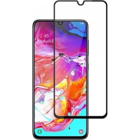  Full Face Tempered Glass Μαύρο (REALME NOTE 70T)