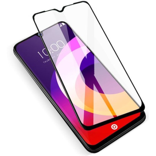  Full Face Tempered Glass Μαύρο (REALME NOTE 70T)