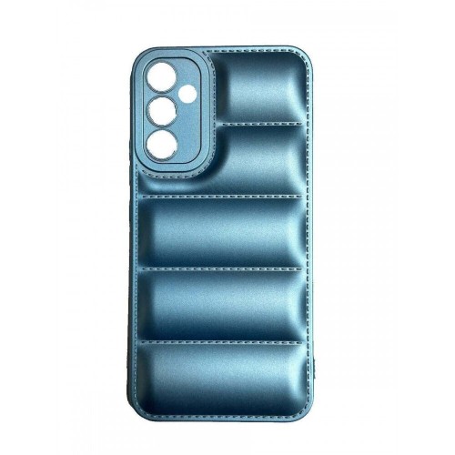 OEM ΘΗΚΗ ΠΛΑΤΗΣ ΣΙΛΙΚΟΝΗΣ PUFFER JACKET ΓΙΑ GALAXY A24 ΧΡΩΜΑ: ΓΑΛΑΖΙΟ