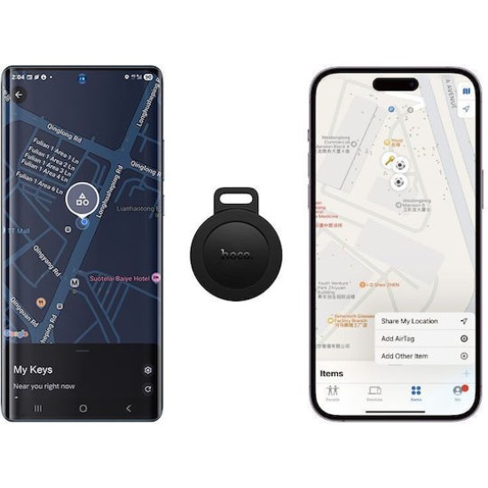 Hoco E101 Apple Find My & Google Find Hub Λευκό