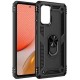 iPhone 15 Pro Max Hybrid Shockproof Armor Case Rotating Ring Car Mount Holder Black (oem)