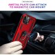iPhone 15 Pro Max Hybrid Shockproof Armor Case Rotating Ring Car Mount Holder Black (oem)