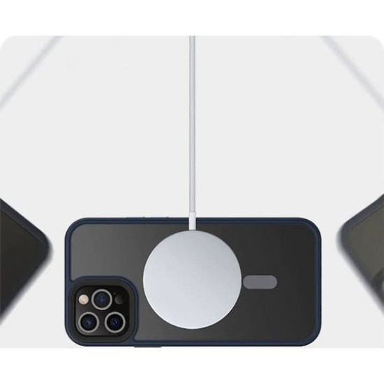 Tech-Protect Magmat MagSafe Back Cover Πλαστικό / Σιλικόνης 2mm Matte Black (iPhone 13)