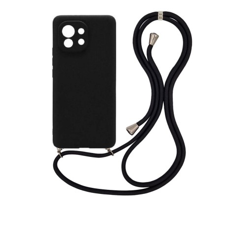 Back Cover με Λουράκι Μαύρο (Xiaomi Mi 11)