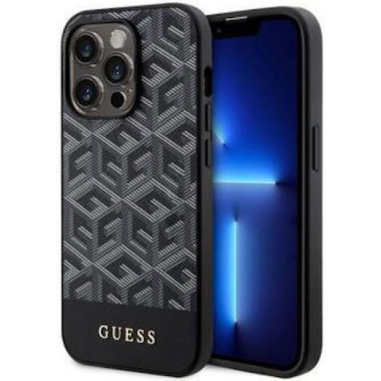 Guess GUHMP15LHGCFSEK Apple iPhone 15 Pro hardcase GCube Stripes MagSafe black