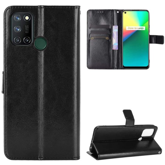  Book Δερματίνης Μαύρο (REALME NOTE 70T)