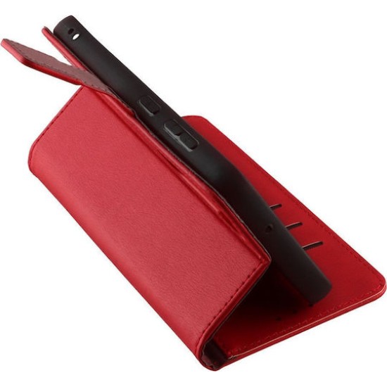 Book Stand Case για Motorola Moto G05/G15 Κόκκινο ΟΕΜ