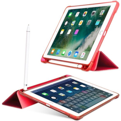  Tri-Fold Cover Stand Case Κόκκινο iPad  11 2025 A16  (oem)