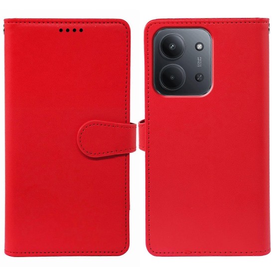 Book Stand Case για Poco C85 Κόκκινο ΟΕΜ