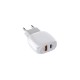 Ldnio A2313C Φορτιστής με Καλώδιο Type C με Θύρα USB-A & USB-C 20W Power Delivery & Quick Charge 3.0 White