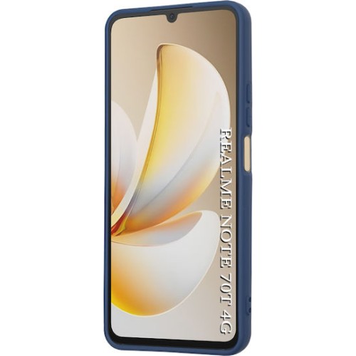 Soft Touch Finish TPU 2mm Silicone Back Cover Case Blue REALME NOTE 70T Soft Touch Finish TPU 2mm Silicone Back Cover Case Blue REALME NOTE 70T