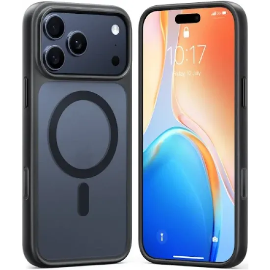 ΘΗΚΗ IPHONE 17 PRO MAX MATTE MAGNETIC SERIES ΣΥΜΒΑΤΟ ΜΕ MAGSAFE ΦΟΡΤΙΣΤΗ, ΠΛΑΤΗ ΑΝΤΙΚΡΑΔΑΣΜΙΚΗ ΑΠΟ PREMIUM TPU ΜΠΛΕ 