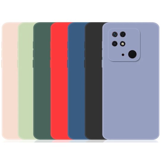 Back Cover Σιλικόνης Σκούρο Πράσινο (Redmi 10C)