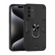  Armor Case Ring Back Cover Συνθετική Ανθεκτική Μαύρο (Galaxy A37)
