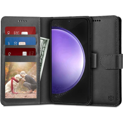  Book Δερματίνης Μαύρο (Motorola Moto G05/ G15)