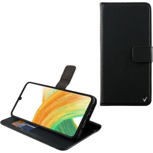  Book Δερματίνης Μαύρο (Motorola Moto G05/ G15)