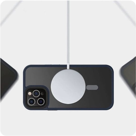 Θήκη Redmi 15C Max Matte Magnetic Series συμβατό με MagSafe φορτιστή, Πλάτη αντικραδασμική από Premium TPU Μπλε 