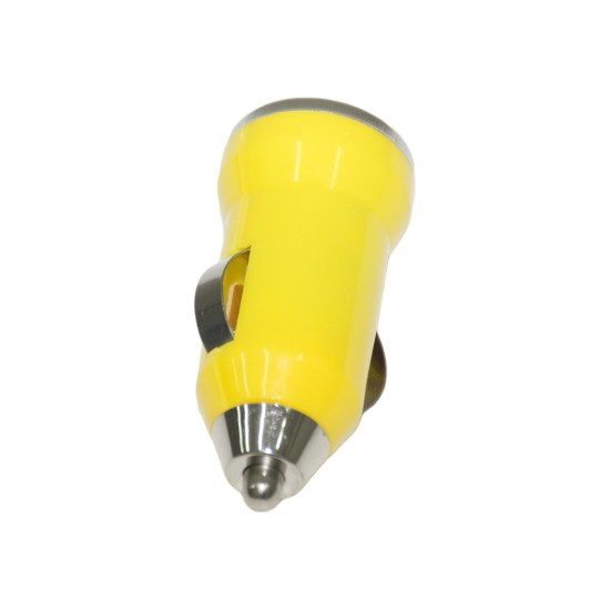 OEM Φορτιστής Αναπτήρα Αυτοκινήτου (USB) Κίτρινο