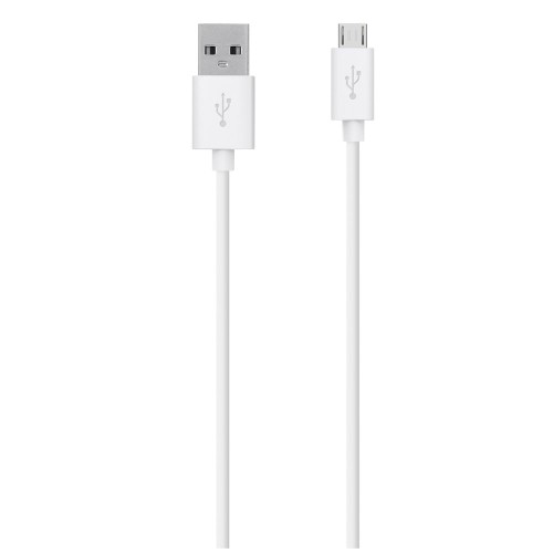 OEM Καλώδιο Φόρτισης + Μεταφοράς Δεδομένων Micro USB Λευκό -1.5m 