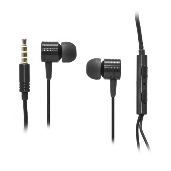OEM Ακουστικά Stereo Handsfree Universal Με Ρυθμιστή Μαύρα (EN50332-2)