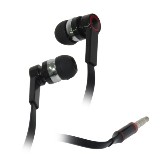 OEM Ακουστικά Stereo Hands Free 2 Σε 1 Universal Με Ρυθμιστή Μαύρα (Q22)