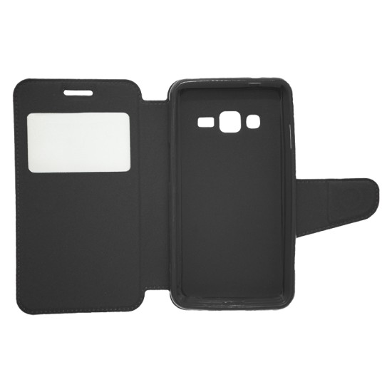  OEM Θήκη Βιβλίο Με Παράθυρα Για Galaxy S10 Lite Μαύρο