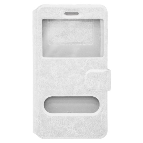 OEM Θήκη Universal Small 3.8-4.3"  Με Παράθυρα  Λευκή