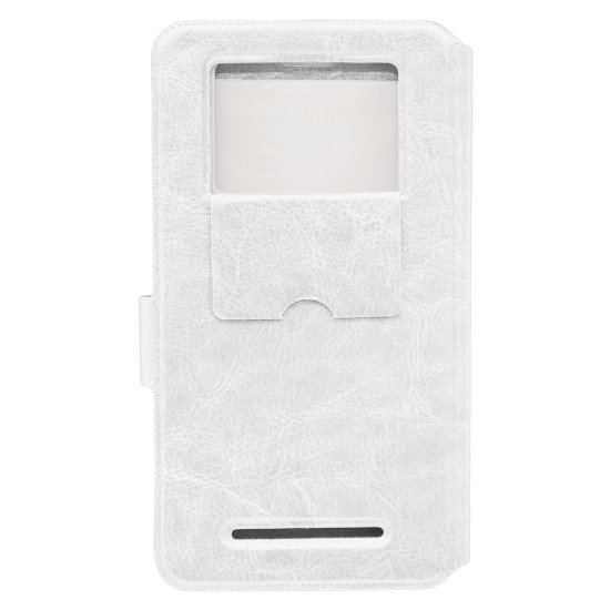 OEM Θήκη Universal Με Παράθυρα Medium 4.3-4.8"  Λευκό