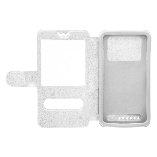 OEM Θήκη Universal  XSmall 3,3-3,8"  Με Παράθυρα   Λευκή