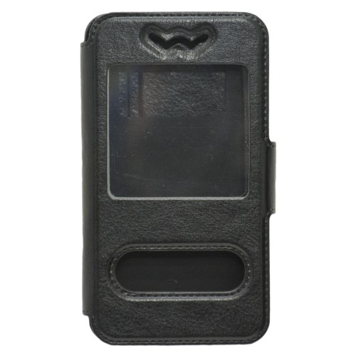 OEM Θήκη Βιβλίο Με Παράθυρα Για Universal XS 3.3-3.8'' Με Πλάγιο Κούμπωμα Μαύρη OEM Θήκη Βιβλίο Με Παράθυρα Για Universal XS 3.3-3.8'' Με Πλάγιο Κούμπωμα Μαύρη