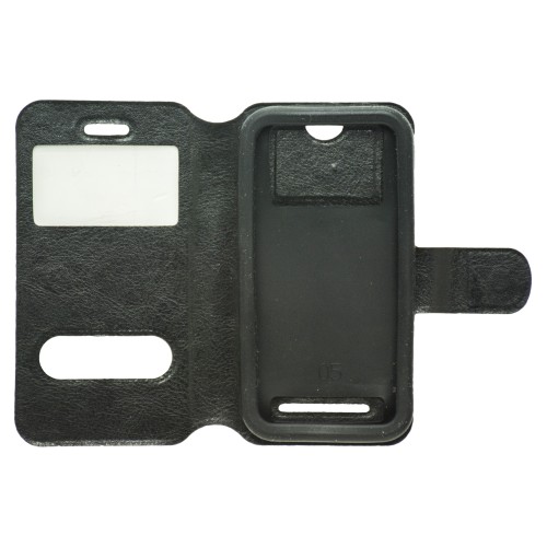 OEM Θήκη Universal Small 3.8-4.3"  Με Παράθυρα  Μαύρη