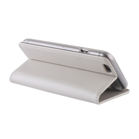 OEM Θήκη Βιβλίο Smart Magnet Για Apple Iphone 6G/6S Ασημί OEM Θήκη Βιβλίο Smart Magnet Για Apple Iphone 6G/6S Ασημί