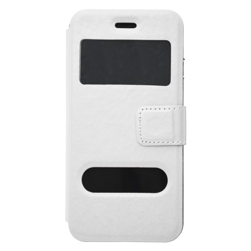  OEM  Θήκη Βιβλίο Με Παράθυρα Για Huawei P8 Lite  Άσπρη