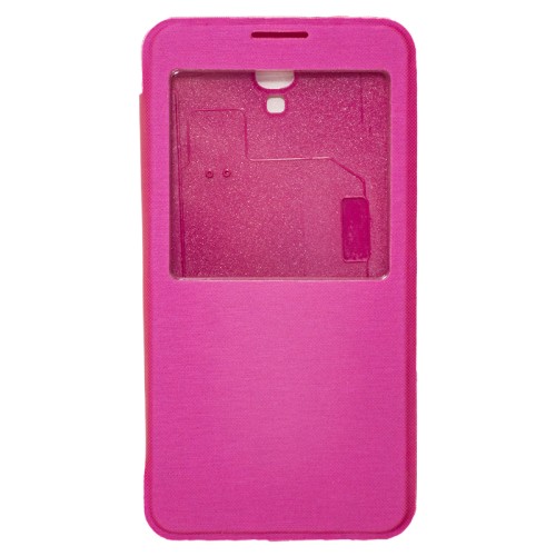 Samsung Galaxy Note 3 flip cover Με Παράθυρο Ροζ