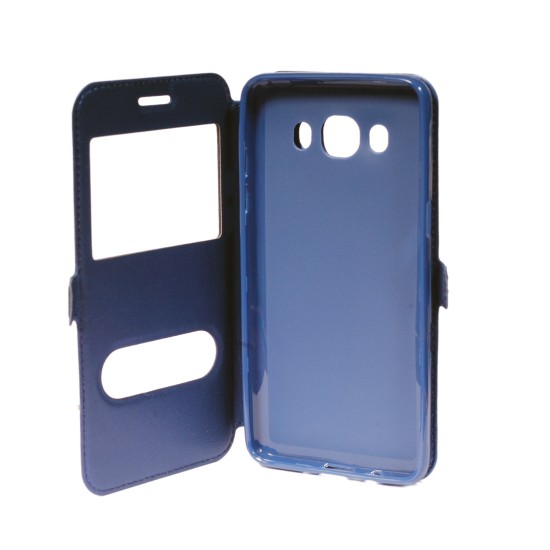 OEM Θήκη Βιβλίο Με Παράθυρα Για Samsung Galaxy J5 J500 Μπλε OEM Θήκη Βιβλίο Με Παράθυρα Για Samsung Galaxy J5 J500 Μπλε