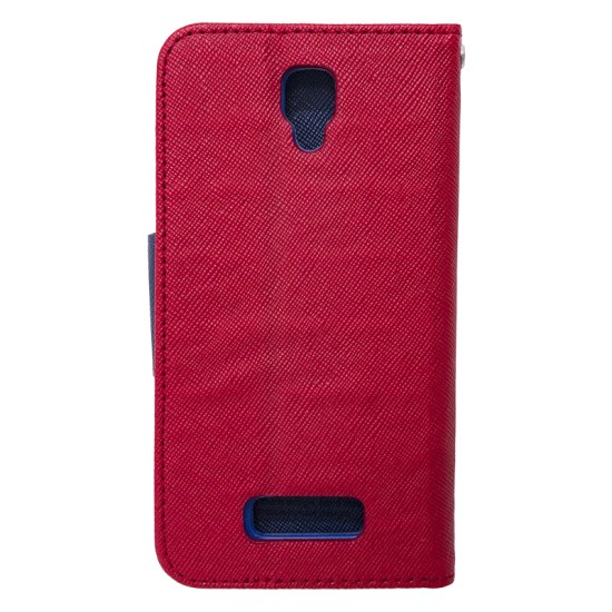 OEM  Θήκη Βιβλίο  Για Sony Xperia E1 Κόκκινη