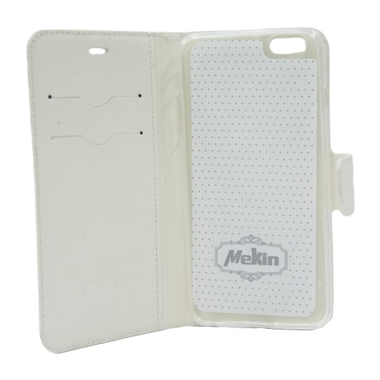 OEM Θήκη Βιβλίο Για Apple Iphone 6G/6S Plus Λευκή