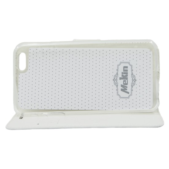 OEM Θήκη Βιβλίο Για Apple Iphone 6G/6S Plus Λευκή