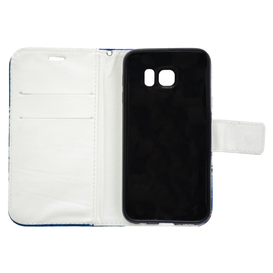  OEM Θήκη Βιβλίο Για  Samsung Galaxy S6 Με Σχέδιο Ρόδος