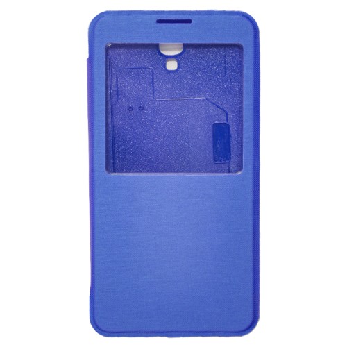 Samsung Galaxy Note 3 flip cover Με Παράθυρο Μπλέ