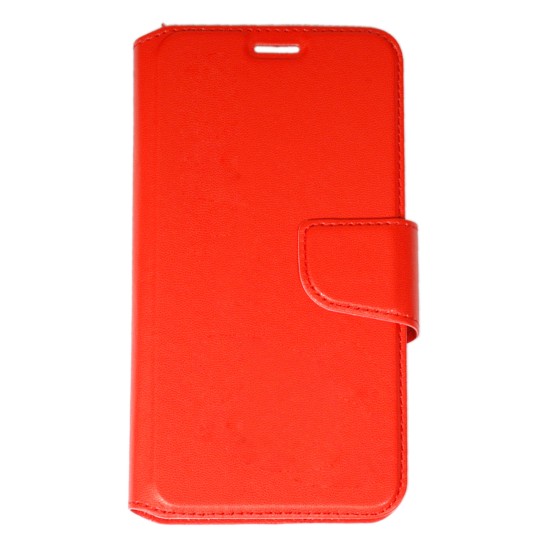 OEM  Θήκη Βιβλίο Για Samsung Mini 2/6500 Με Πλάγιο Κούμπωμα Κόκκινη