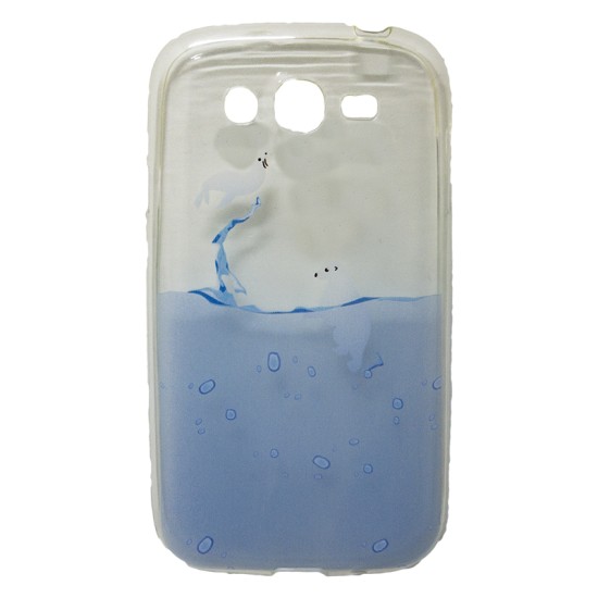 OEM Απλή Θήκη Σιλικόνης Για Samsung Galaxy Grand/Neo Με Σχέδια Φώκιες