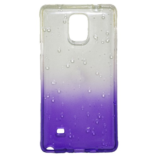 OEM Θήκη Σιλικόνης Με Σχέδιο Νερά Για Samsung Note 4 Μωβ OEM Θήκη Σιλικόνης Με Σχέδιο Νερά Για Samsung Note 4 Μωβ