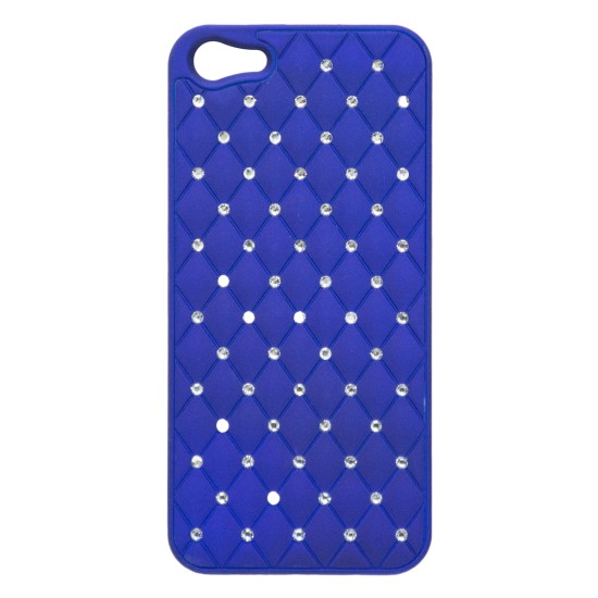 OEM Θήκη Κοκκάλινη Για Apple iPhone 5/5S/SE Με Στρας Μπλε OEM Θήκη Κοκκάλινη Για Apple iPhone 5/5S/SE Με Στρας Μπλε