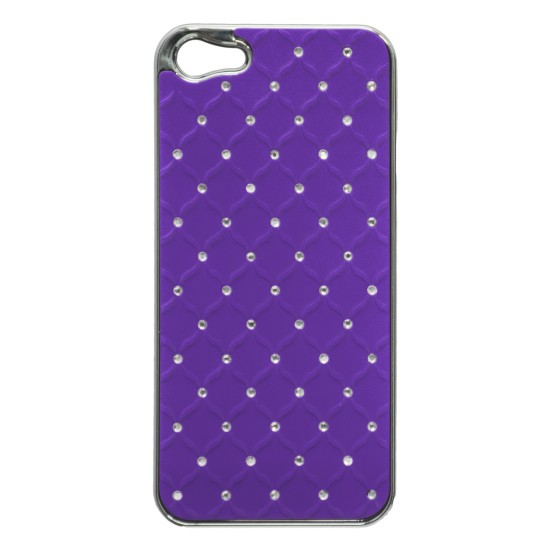 OEM Θήκη Κοκκάλινη Για Apple iPhone 5/5S/SE Με Στρας Μωβ OEM Θήκη Κοκκάλινη Για Apple iPhone 5/5S/SE Με Στρας Μωβ