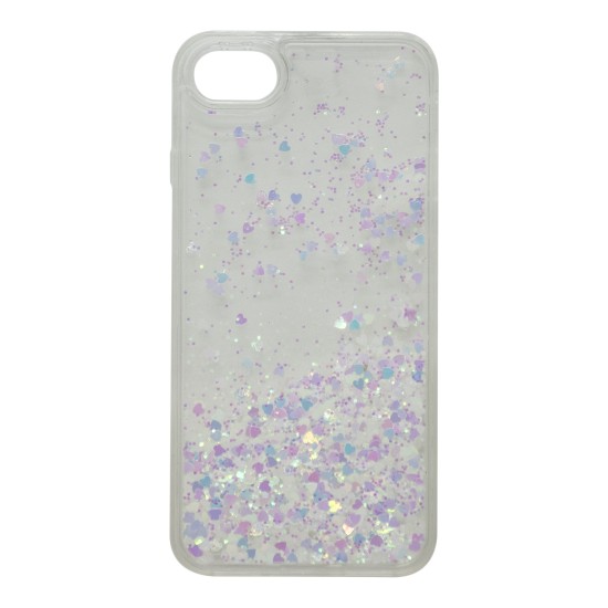 OEM Θήκη Σιλικόνης Με Υγρό Glitter Για Apple Iphone 7G Plus Λευκό OEM Θήκη Σιλικόνης Με Υγρό Glitter Για Apple Iphone 7G Plus Λευκό