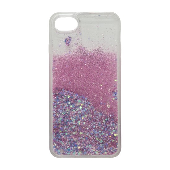 OEM Θήκη Σιλικόνης Με Υγρό Glitter Για Apple Iphone 7G Ροζ OEM Θήκη Σιλικόνης Με Υγρό Glitter Για Apple Iphone 7G Ροζ