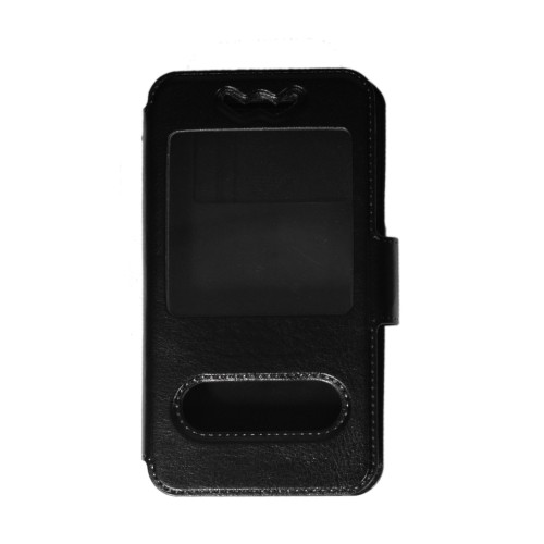 OEM Θήκη Universal Με Παράθυρα 3,3-3,8" Μαύρη