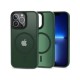 Θήκη iPhone 13 Pro Max Matte Magnetic Series συμβατό με MagSafe φορτιστή, Πλάτη αντικραδασμική από Premium TPU Πράσινο